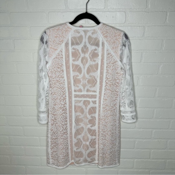 BCBG Max Azria Nikki Lace Shift Dress sz S - Picture 3 of 5